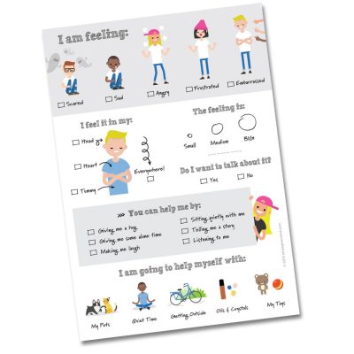 Feelings Chart For Kids