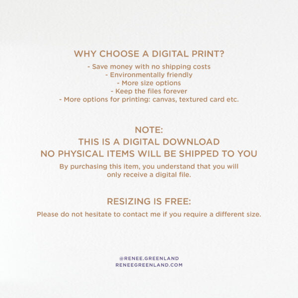digital download art print